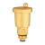 Automatic bottle air vent with check valve