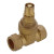 BS5154 brass lockshield gate valve