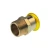 Press-Fit Male Coupling-Gas 15mmx1/2"