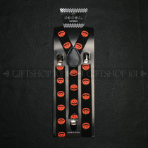Suspenders Elastic - Pumpkin / Black