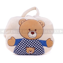 9" Baby 2-in-1 Travel Blanket and Pillow - Bear (Pillow)