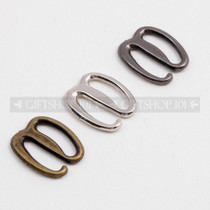 Color Plated 14mm Metal Clothing S Shaped Secure Latch Hook
