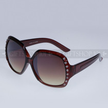 Square Shape Rhinestones Fashion Sunglasses 80550RS