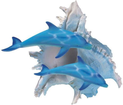 Marine Life Dolphin with Seashell Design Figure Decoration Collection 1