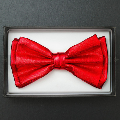 Bow Tie - Metallic Red