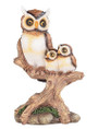 7 1/2" Height Owl Family on Bench for House and Kitchen Decoration and Display