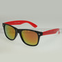 Retro Square Shape Mirror Lens Color Fashion Sunglasses 61TTARV  Red