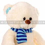 14" Theo Bear With Scarf Soft Plush Toy Stuffed Animal - Blue - Image 4