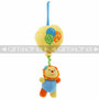 17" Wild Animals On Balloon "Lullaby" Baby Pull String Musical Plush - Blue Lion - Image 1
