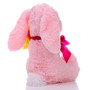 8.5" Daisy Bunny with Flower - Pink (Back)