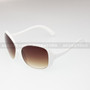 Butterfly Shape Retro Fashion Sunglasses 80429 - White