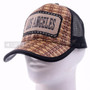 Mesh Back Baseball Caps Hat 10016 Black - Los Angeles