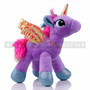 8" Purple Magical Flying Unicorn Plush - Left