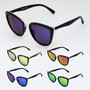Cat Eye Shape Mirror Lens Fashion Sunglasses 96002RV