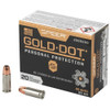 Speer Gold Dot 25 Auto Ammunition 23602GD 35 Grain Gold Dot Hollow Point 20 Rounds