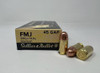 Sellier & Bellot 45 GAP Ammunition 230 Grain Full Metal Jacket SB45GAP 50 Rounds