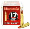 Hornady 17 HMR Ammunition H83170 17GR V-MAX Brick of 500 Rounds