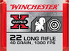 Winchester 22LR Super Speed X22LRSS1 22 LR 40 gr CPRN 1300 fps CASE 2,000 rounds