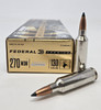 Federal 270 WSM Ammunition P270WSMTC1 130 Grain Trophy Copper 20 Rounds