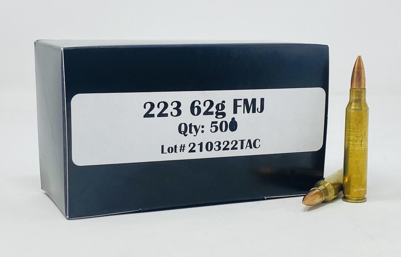 Outdoor Limited 223 Rem *REMAN* Ammunition DEF22362FMJR 62 Grain Full