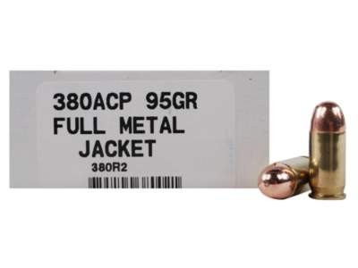 Winchester 380 Auto Q4206 95 gr FMJ 50 per box