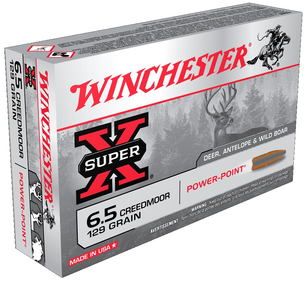 Winchester 6.5 Creedmoor Ammunition Super-X 129 Grain Power Point
