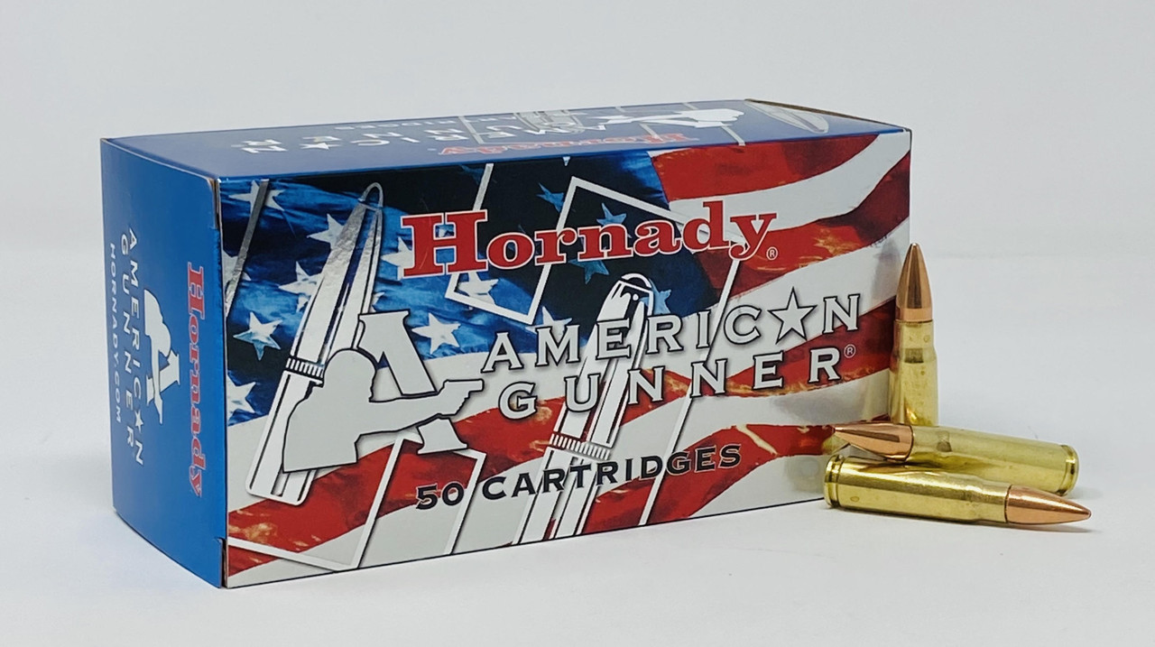 Hornady 7.62x39mm Ammunition 80786 American Gunner 123 Grain