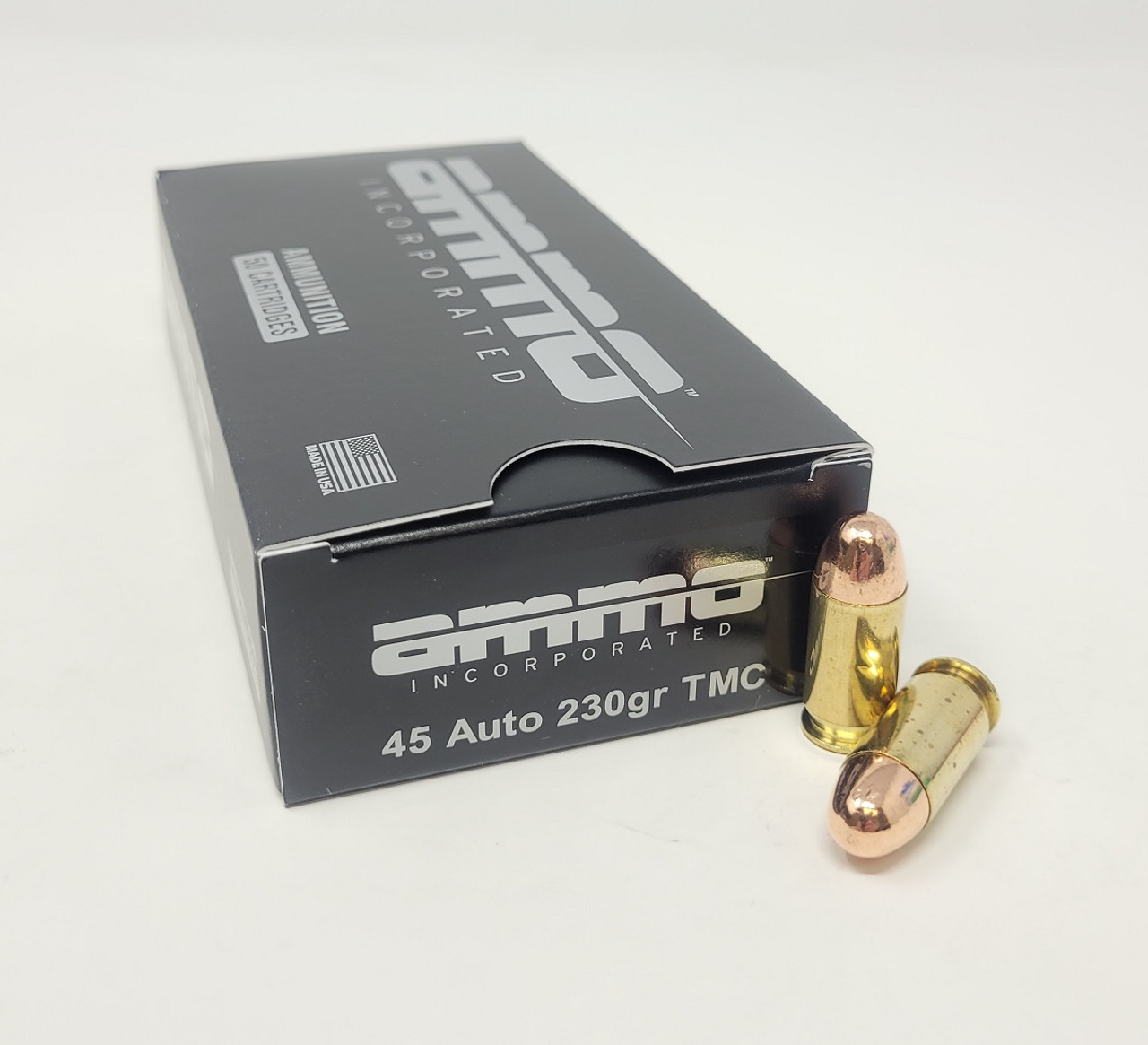 Ammo Inc 45 Auto Ammunition 45230TMC-A50 230 Grain TMC 50