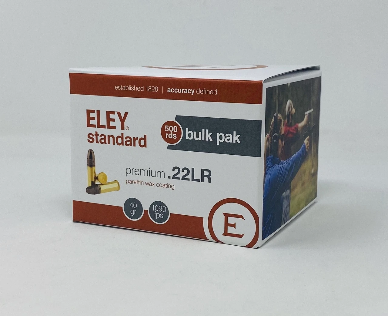 Eley Standard 22 Long Rifle Ammunition ELEY7100 40 Grain Round Nose ...