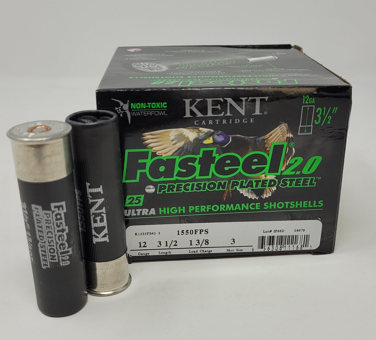 Kent Cartridge Fasteel 12 Gauge Ammunition K1235FS403 3-1/2