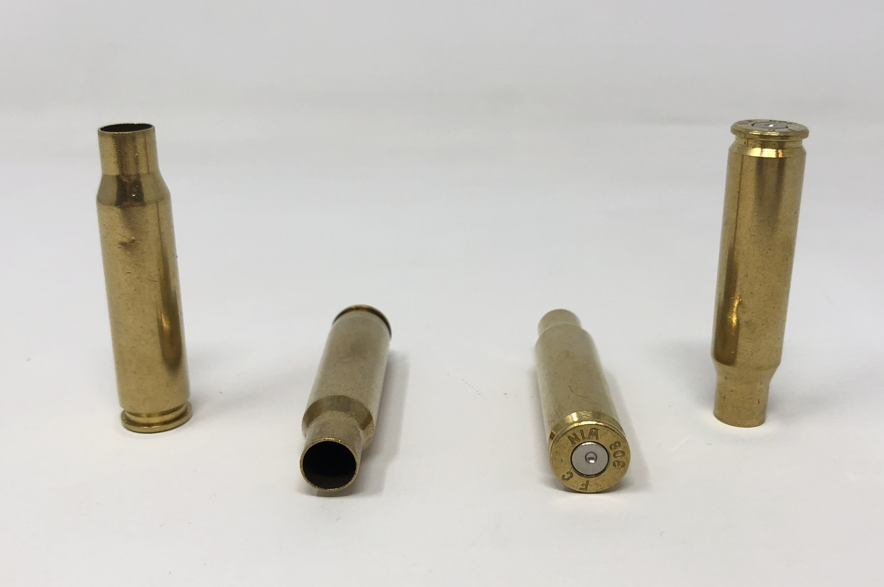 Federal 308 Brass Once Fired F308BRASSOF 100 Pieces