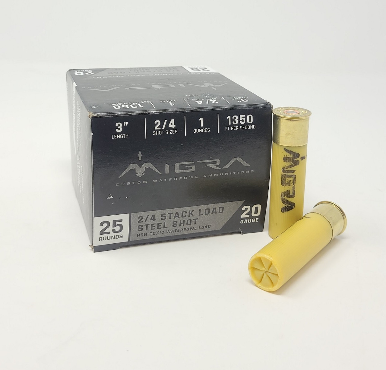 Migra Ammunitions Steel 2-4 Shot 3 12Ga 1515FPS Case - 250rds - Clay  Shooters Supply
