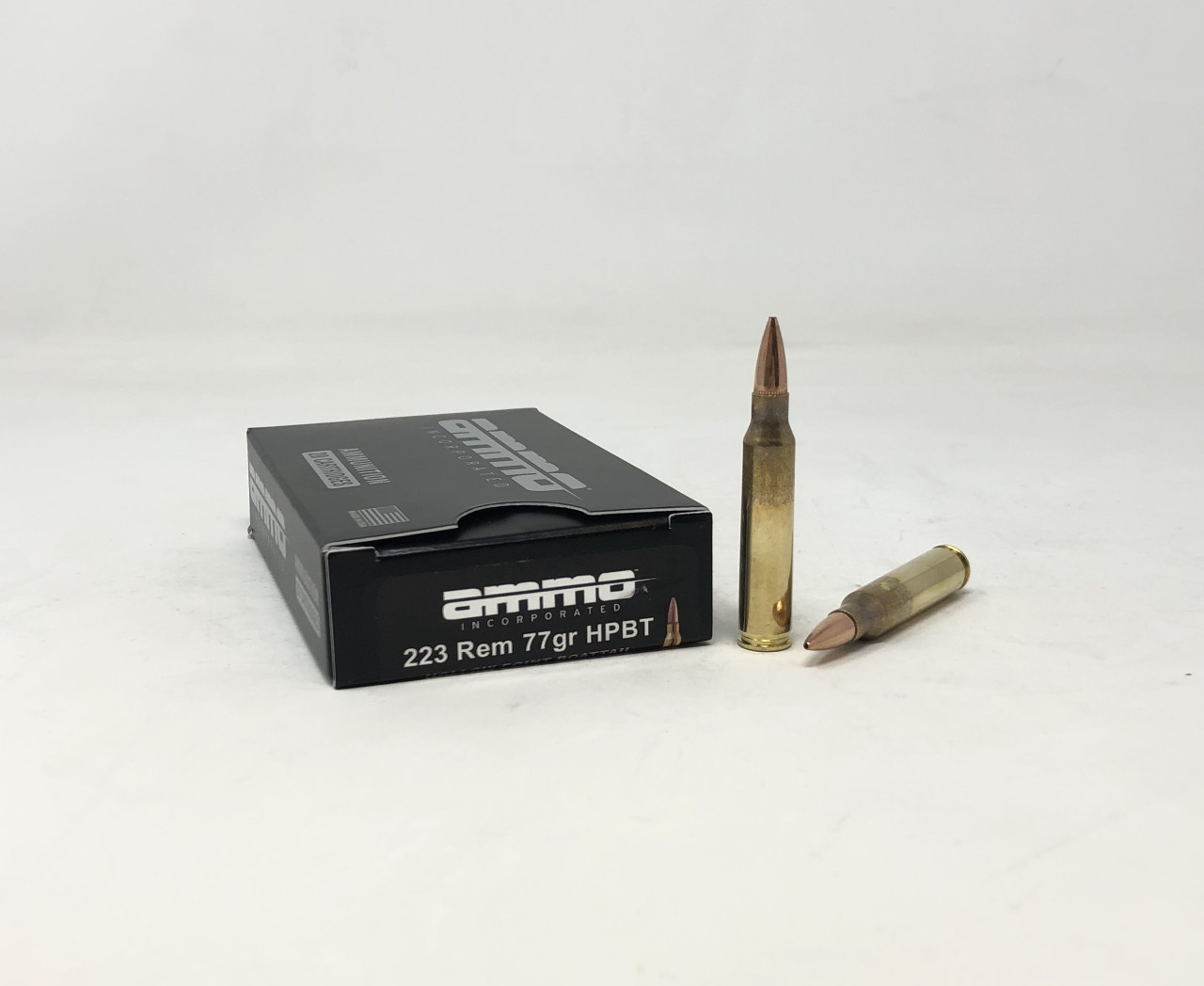 Ammo Inc 223 Rem Ammunition Ai223077hpbta20 77 Grain Hollow Point Boat