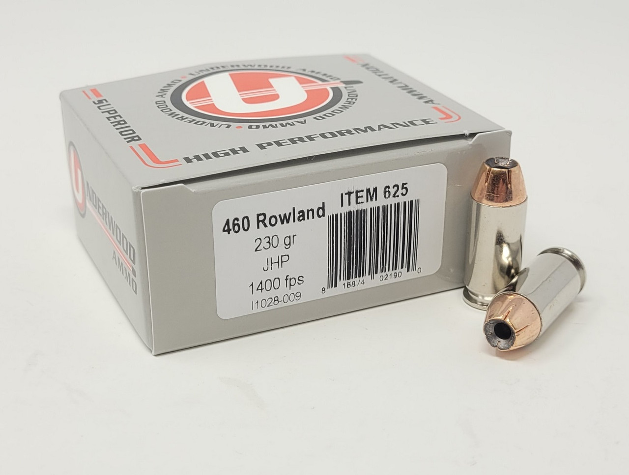 Underwood 460 Rowland Ammunition UW625 230 Grain Jacketed