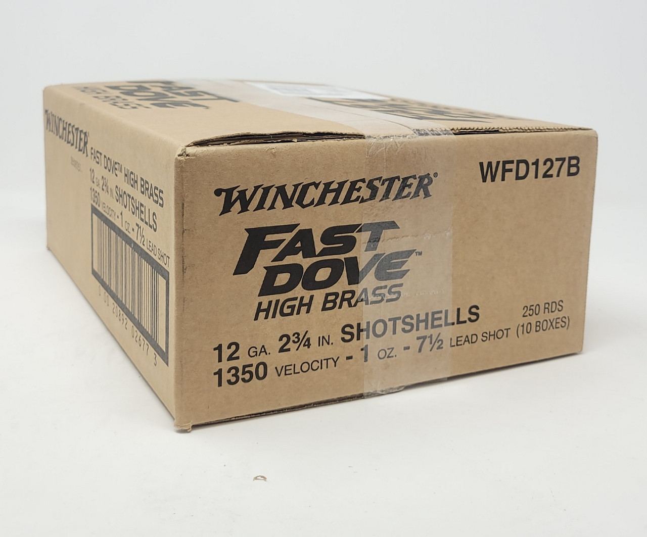 Winchester 12 Gauge Ammunition Fast Dove WFD127BCASE High Brass 2-3/4 1oz  #7.5 Shot 1350fps CASE 250 Rounds