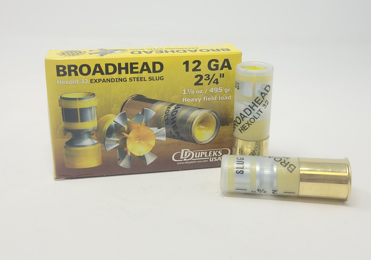 DDupleks 12 Gauge Ammunition Broadhead DD12H32 2-3/4