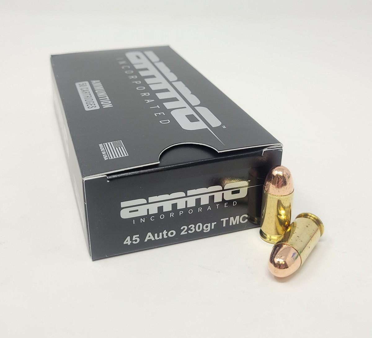 Ammo Inc 45 Auto Ammunition 45230TMC-A50 230 Grain TMC PACK 500 Rounds