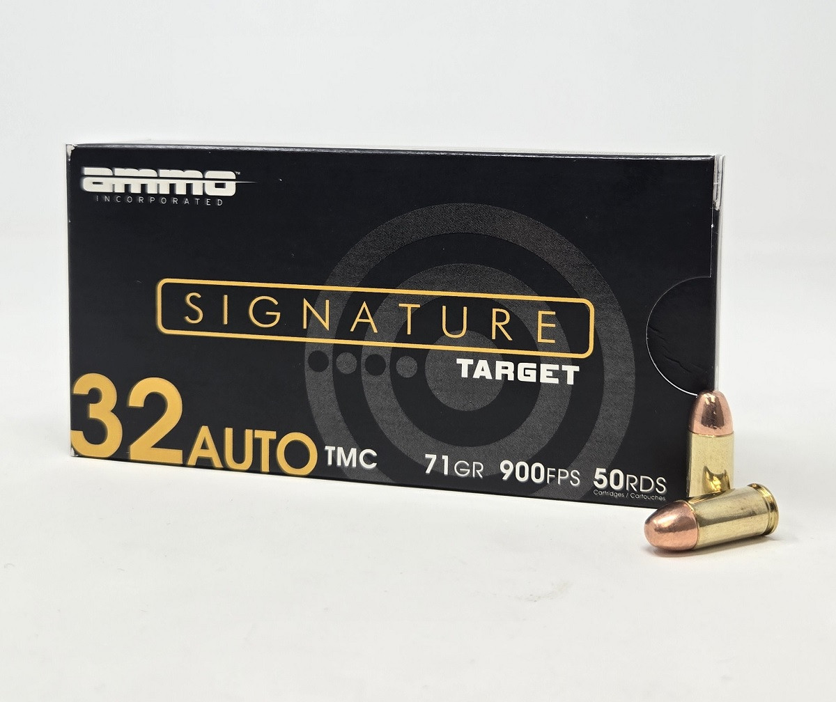 Ammo Inc 32 Auto Ammunition Signature Target AI32071TMC-A50 71