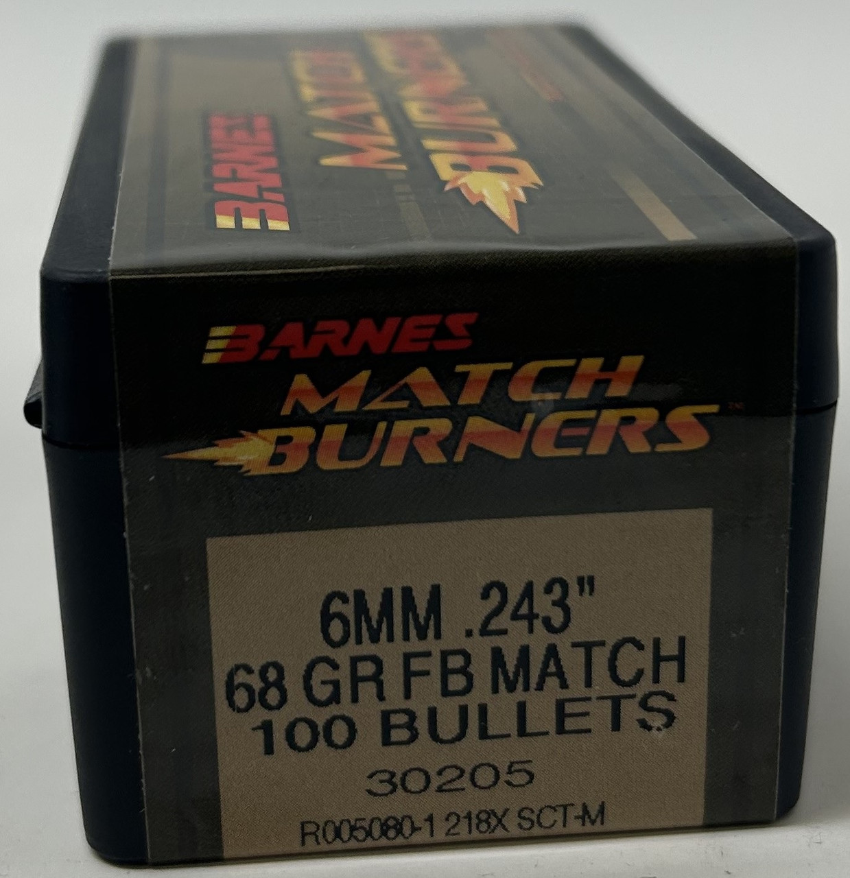 Barnes 6mm 243 Dia Reloading Bullets Match Burner B30205 68 Grain