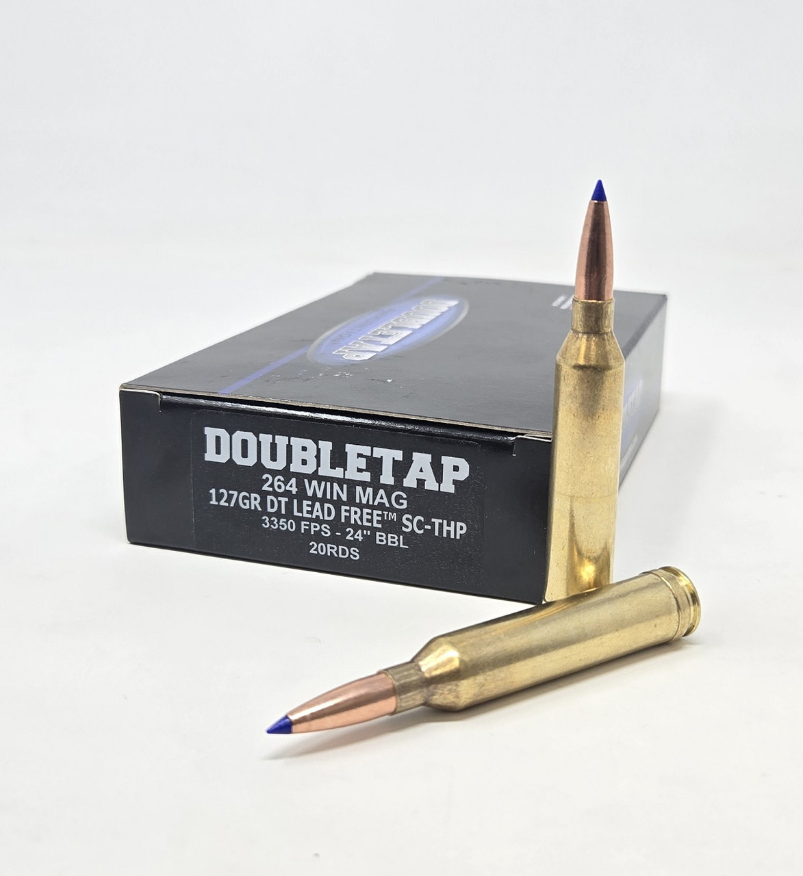 トップス ammo ammo DoubleTap 264 Win Mag Ammunition Lead Free 260R142LR 127 Grain