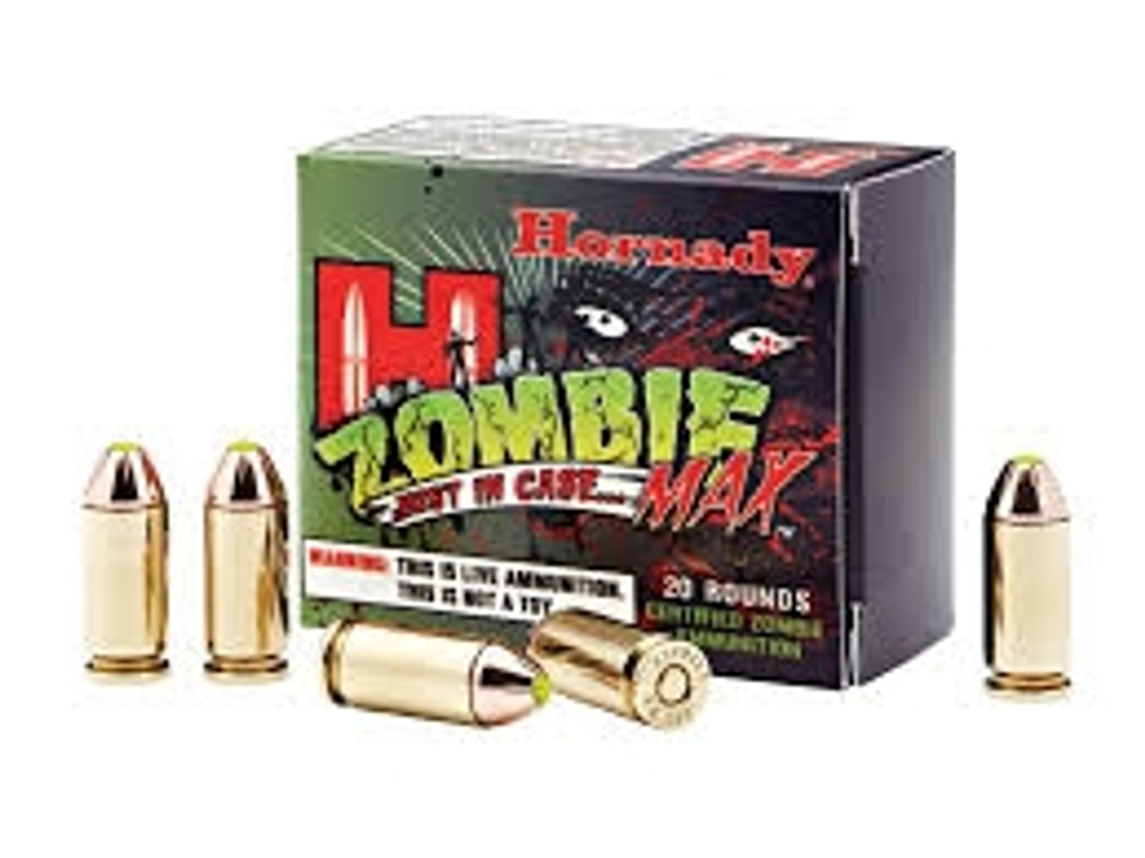 Hornady Zombie Max H91342 40 S&W 165gr Z-Max 20 per box