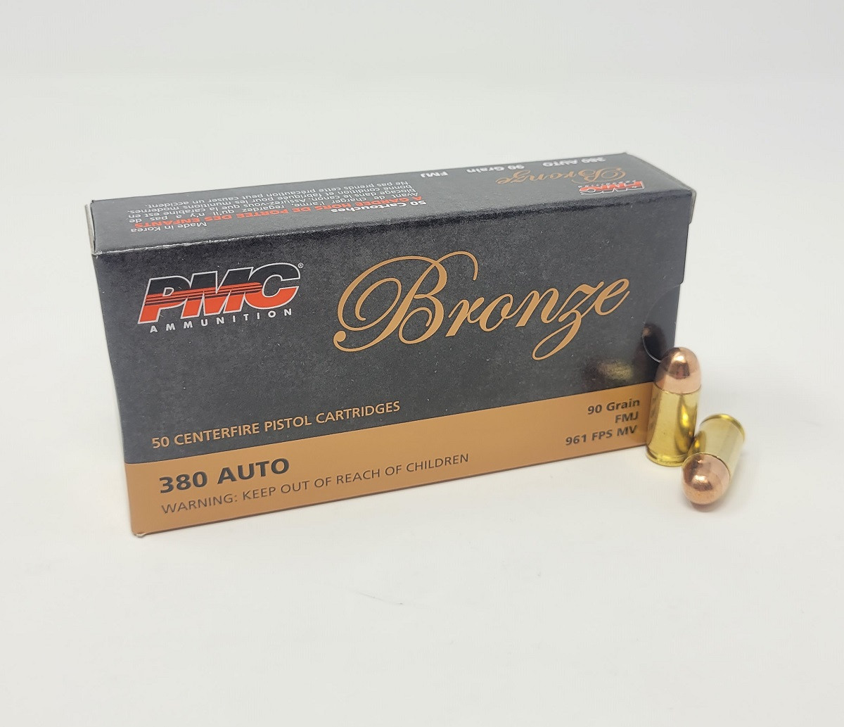 PMC 380 Auto 380A 90gr FMJ 50 per box