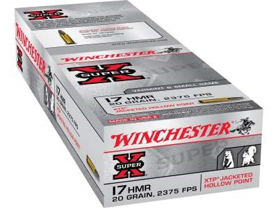 Winchester 17 Hmr Ammunition Super X X17hmr1 Grain Xtp 50 Rounds