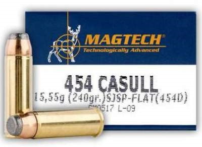 Magtech 454 Casull MT454D 240 gr SJSP 20 per box