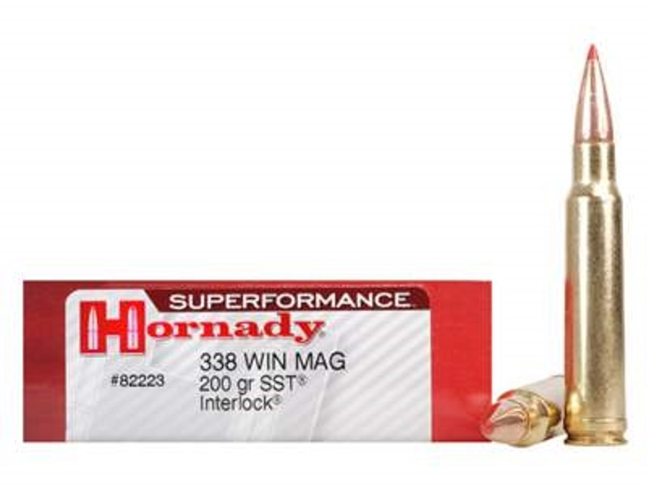 Hornady 338 Win Mag Superformance H82223 200 gr SST 20 per box