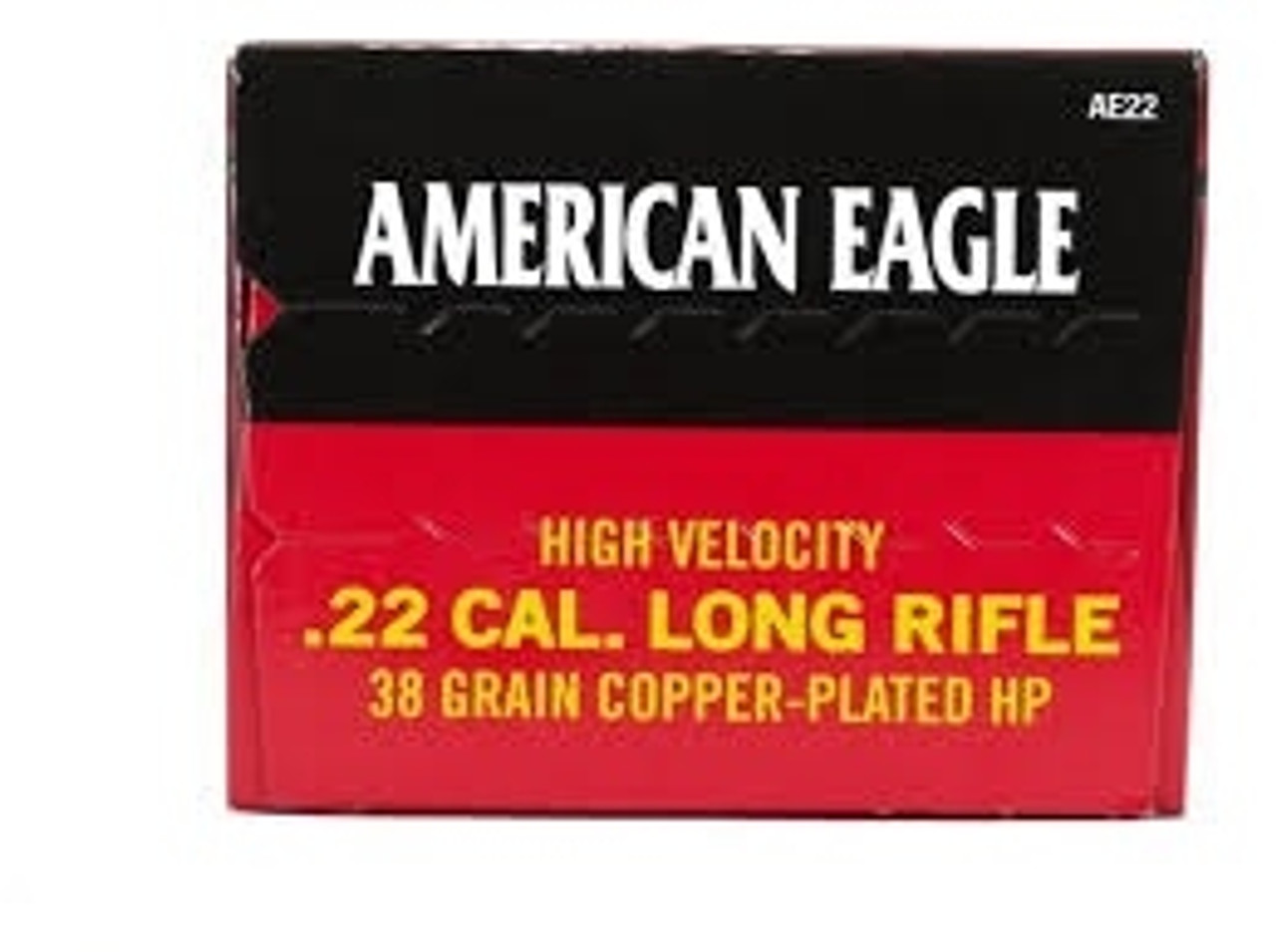 Federal American Eagle 22LR 38gr High Velocity AE22 Box of 40