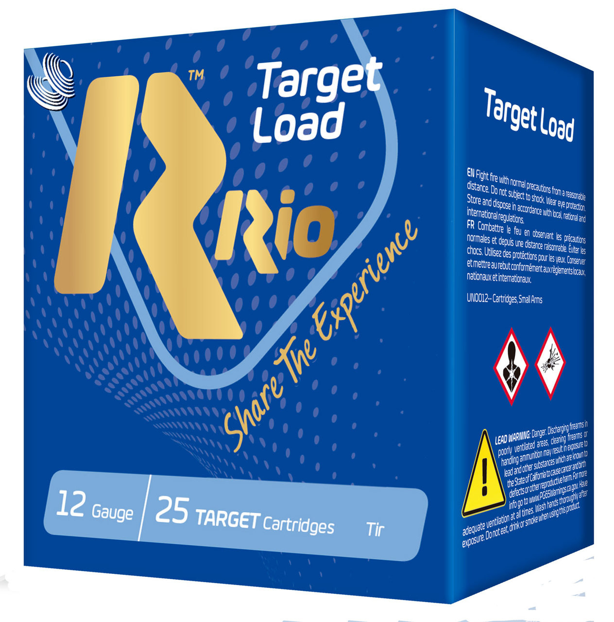 Rio 12 Gauge Ammunition Target Load Trap TLT288 2-3/4 1oz 8 Shot