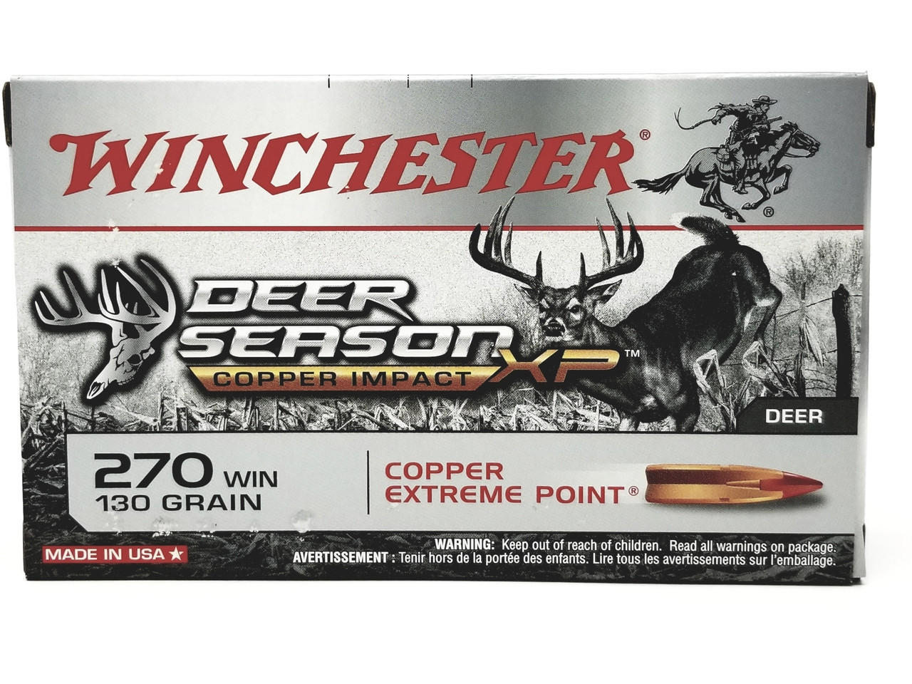 Winchester 270 Win Ammunition Deer Season Xp X270dslf 130