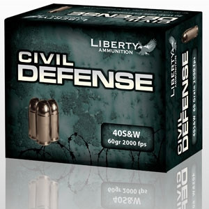 Liberty Ammo 10mm Ammunition Civil Defense LACD10032 60 gr Fragmenting ...