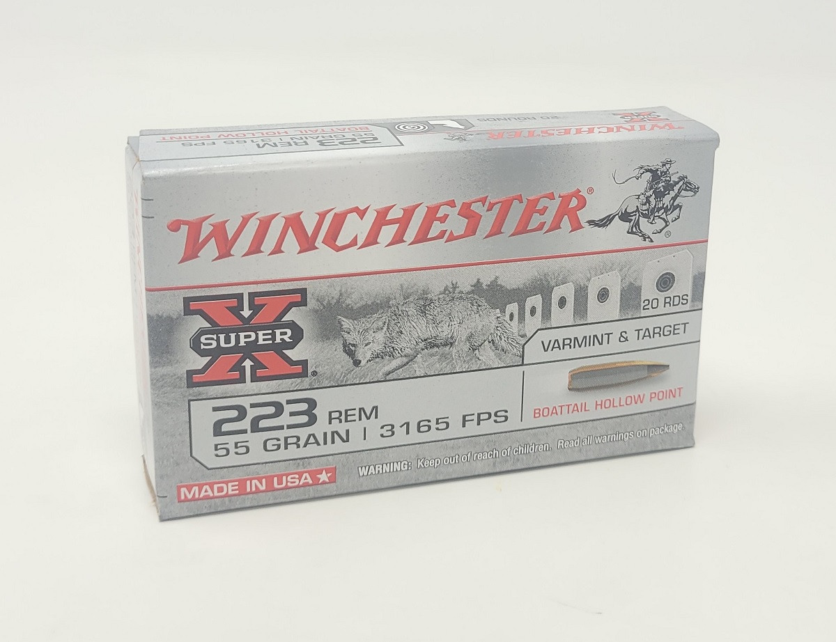 Winchester 223 Super X Ammunition W223hp55 55 Grain Boat Tail Hollow